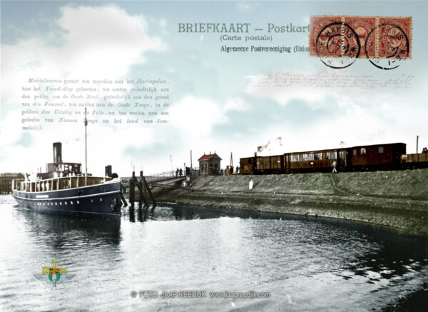 MIDDELHARNIS HAVENHOOFD met de RTM boot (kleur)